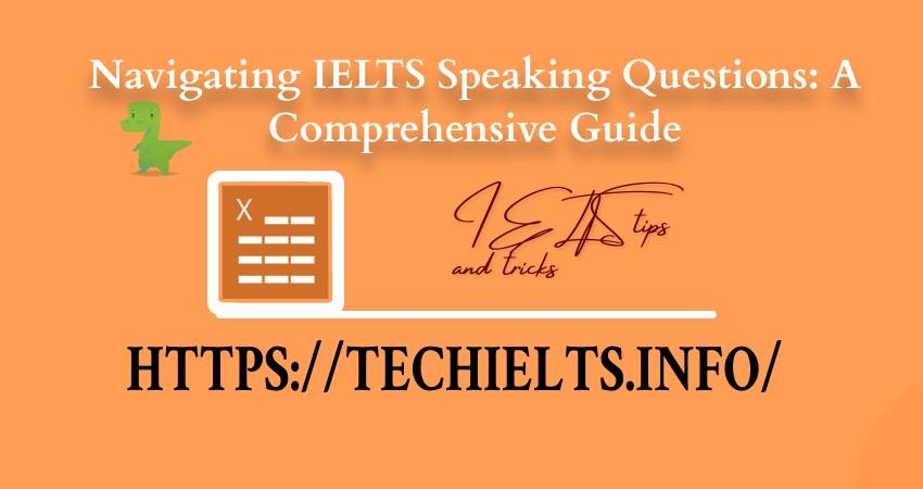 IELTS Speaking Questions