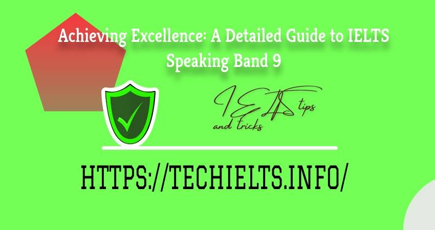 IELTS Speaking Band 9