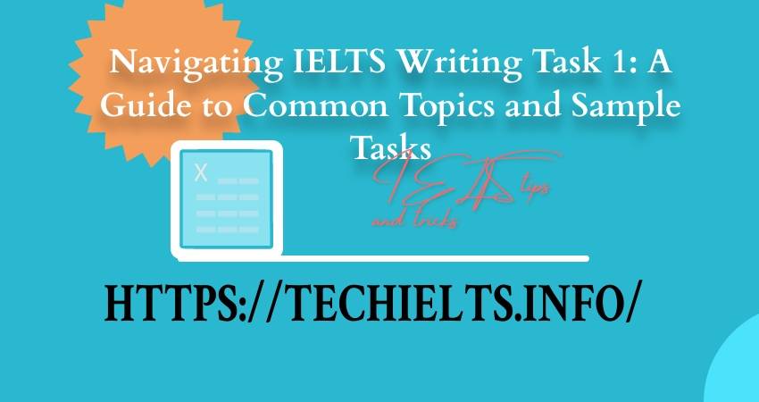 IELTS Writing Task 1 Topics