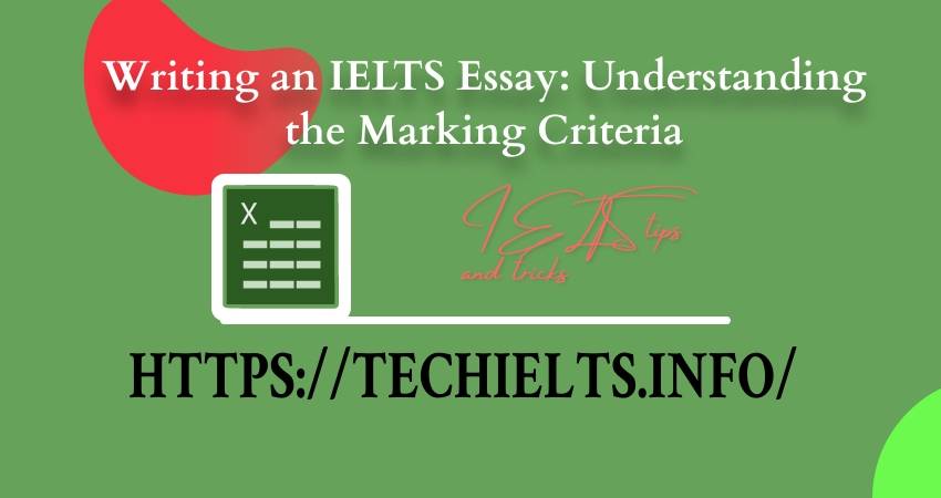 IELTS Writing Marking Criteria