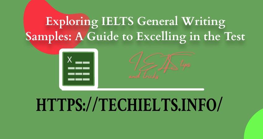 IELTS General Writing Samples